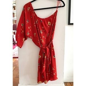 Rebecca Taylor one shoulder dress